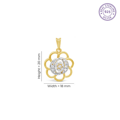 Infinity Flower Pendant