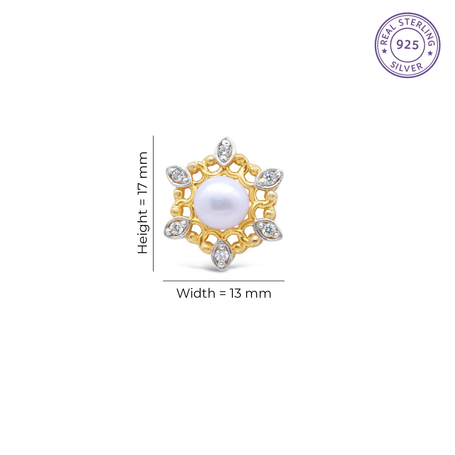 Filigree Pearl Tops