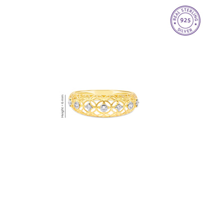 Floral Filigree Ring