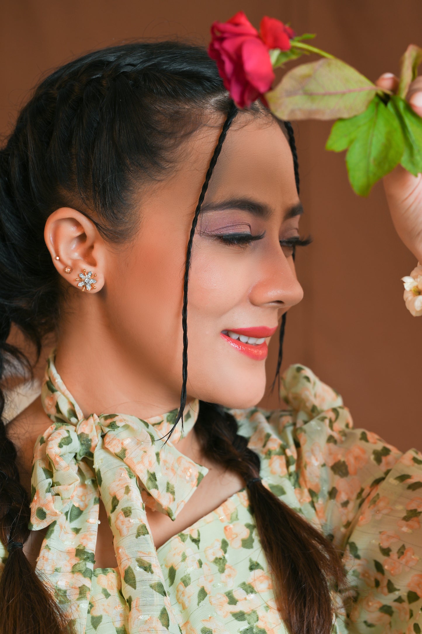 Oleander Floral Tops