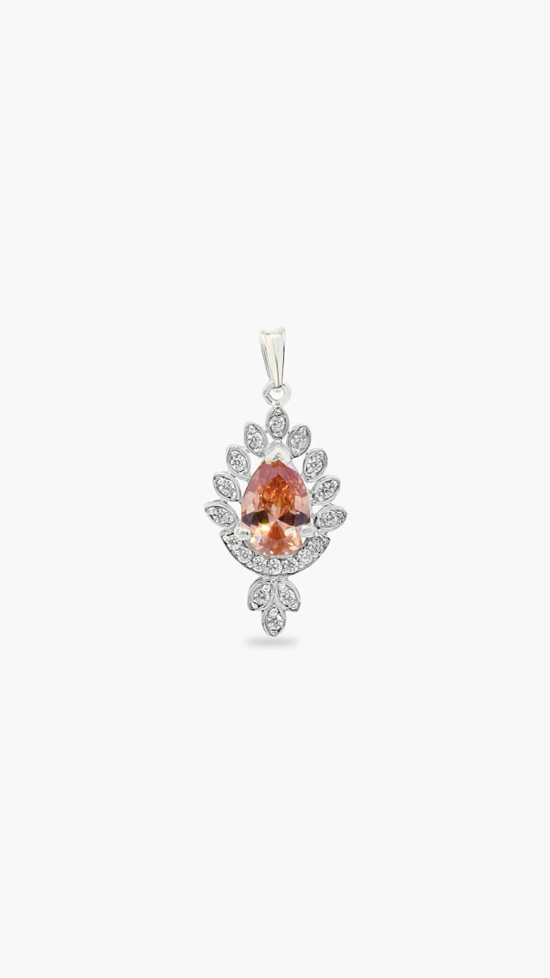 Pear Citrine Pendant