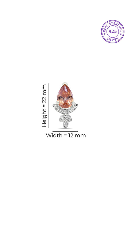 Pear Citrine Earrings