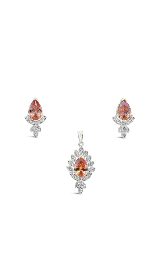 Pear Citrine Set