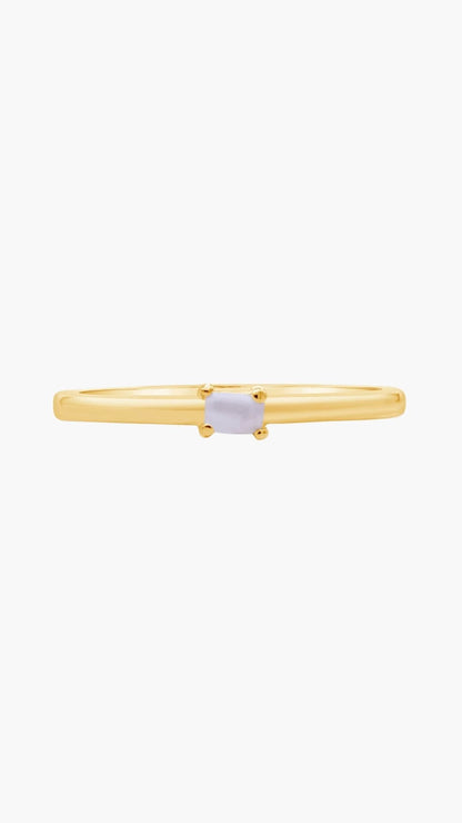 Pearl Minimalist Ring