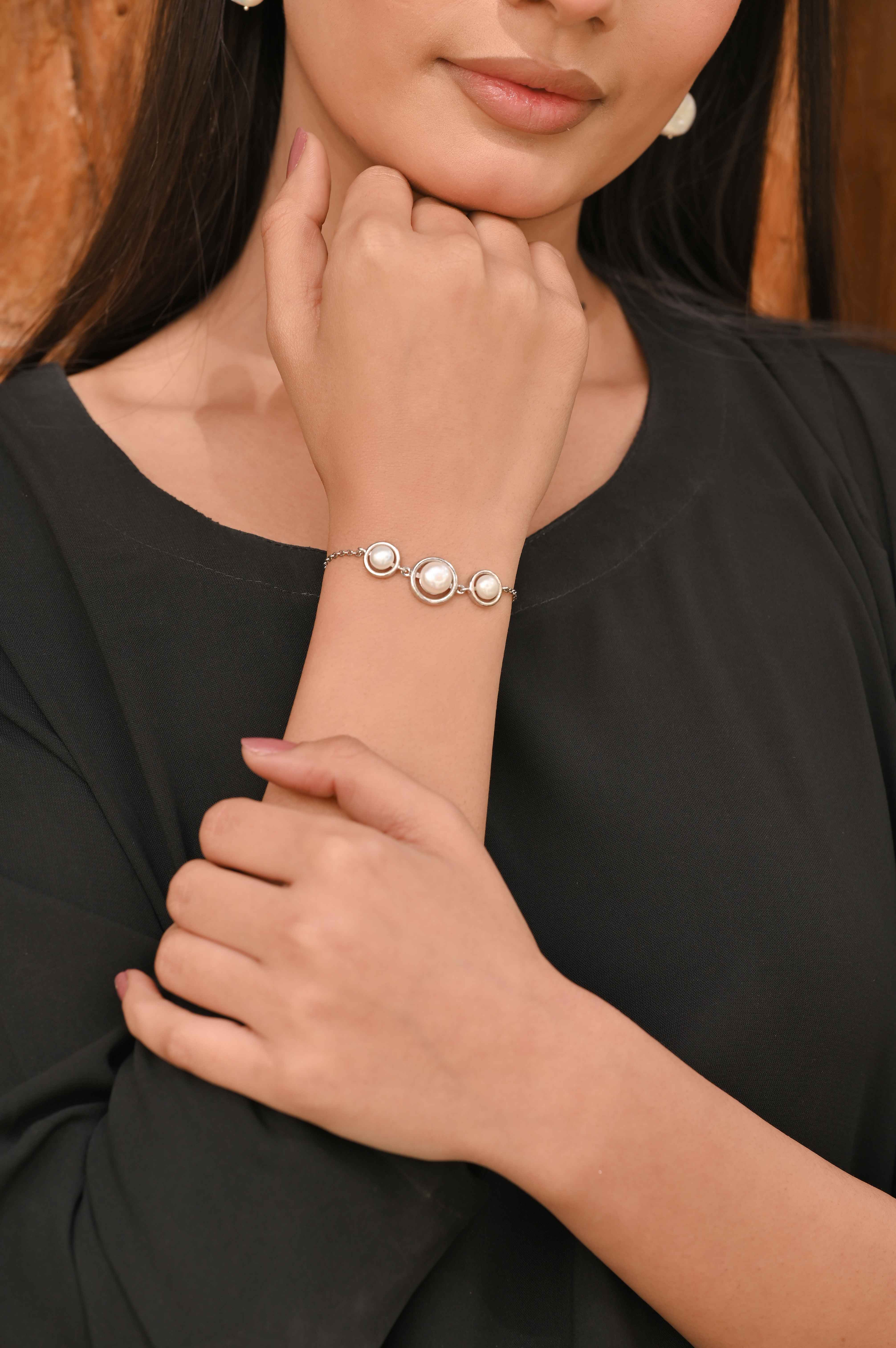 Cosmic Pearl Bracelet