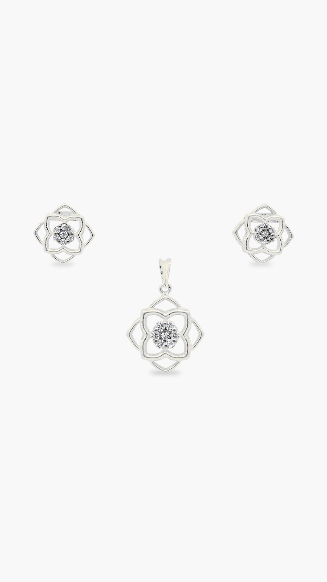 Quatrefoil Flower Set