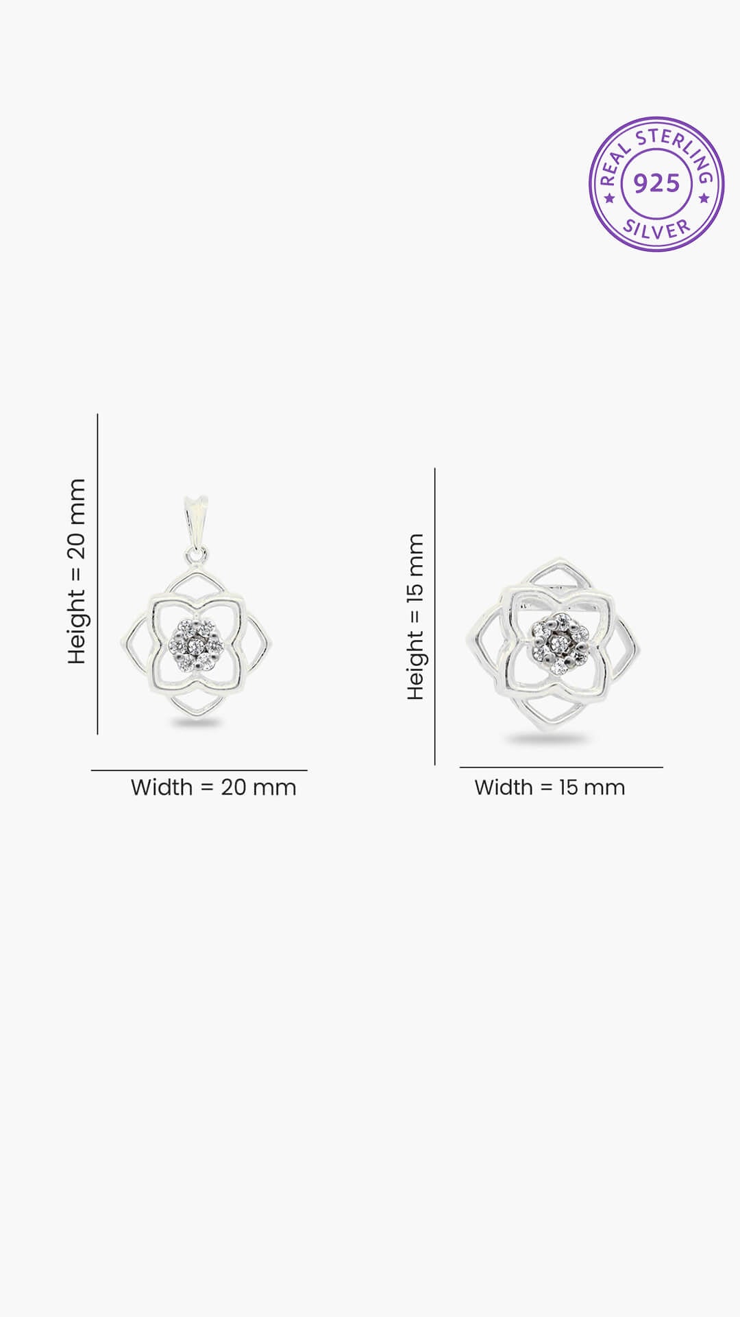 Quatrefoil Flower Set