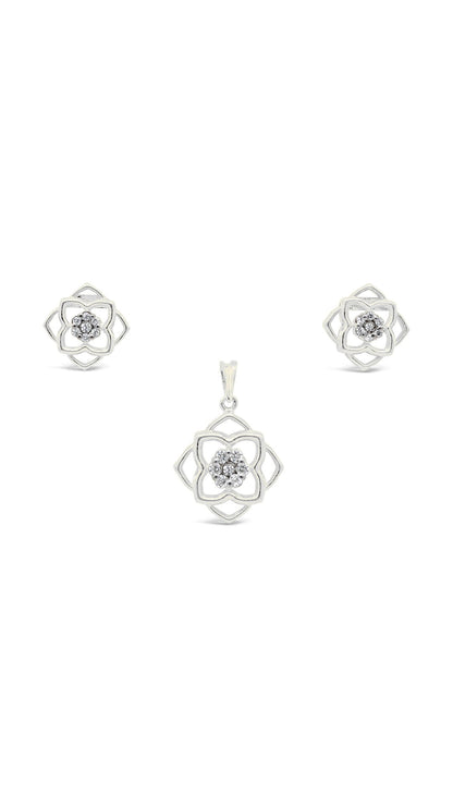 Quatrefoil Flower Set