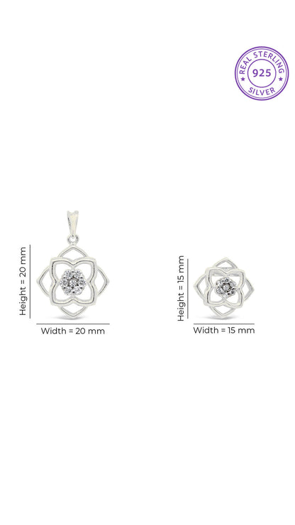 Quatrefoil Flower Set