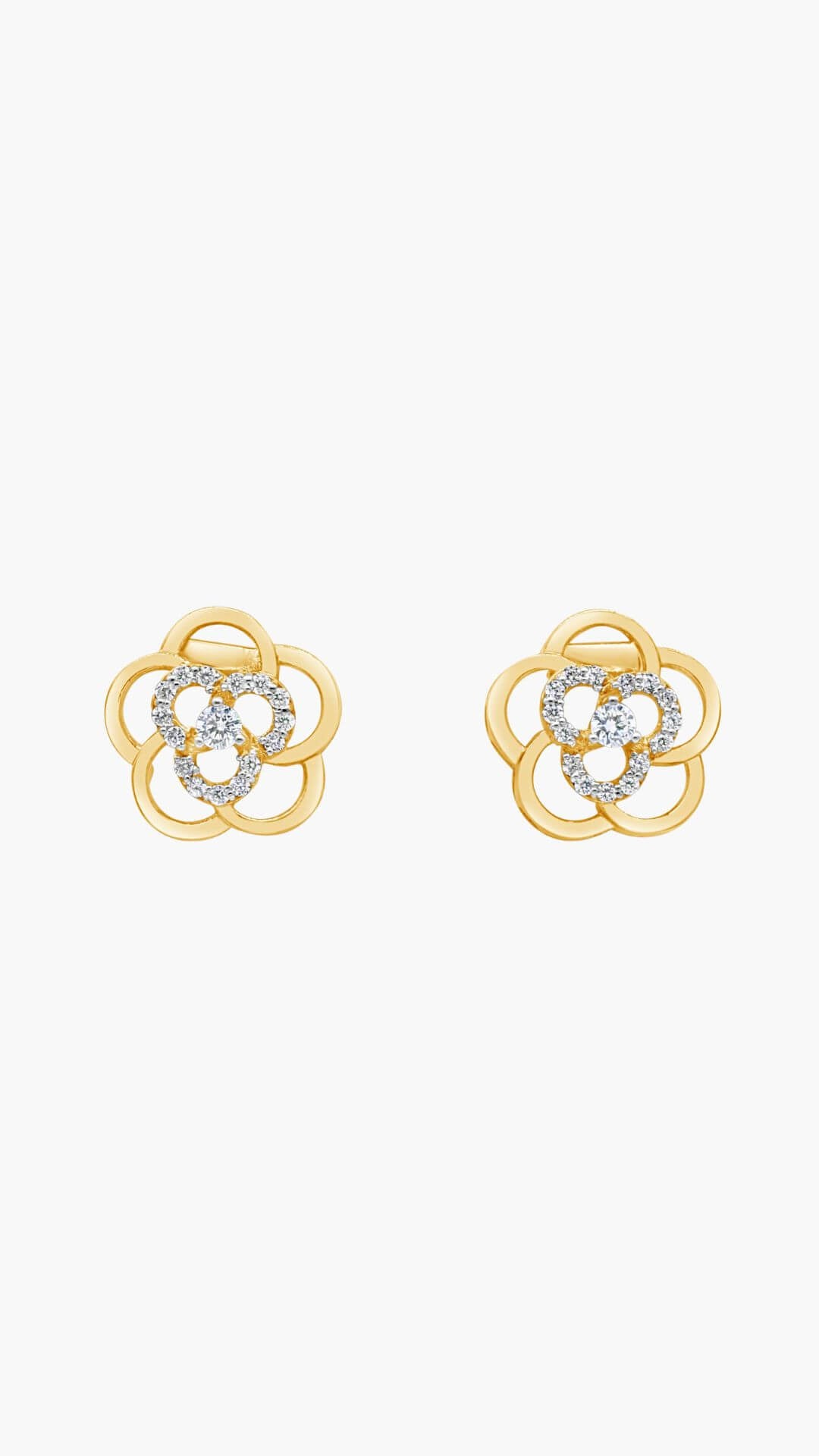 Rossette Zircon Earrings