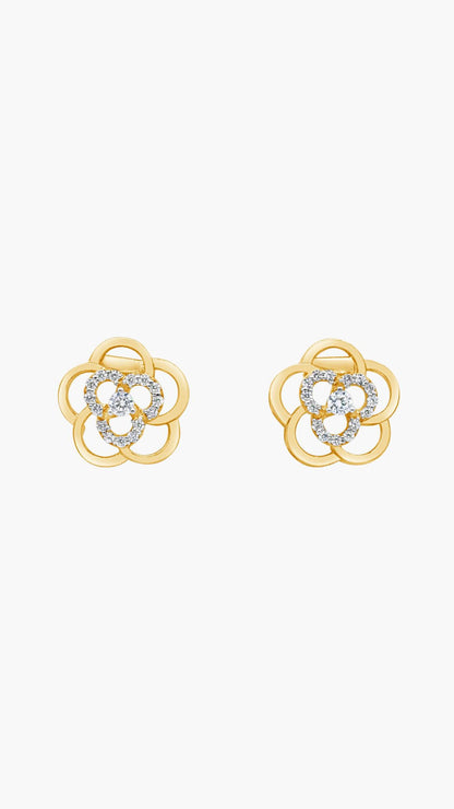 Rossette Zircon Earrings
