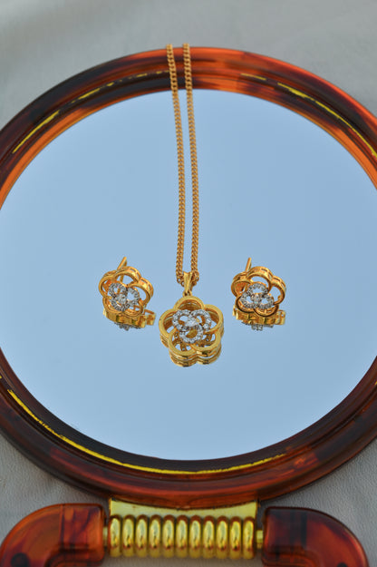 Rossette Zircon Set
