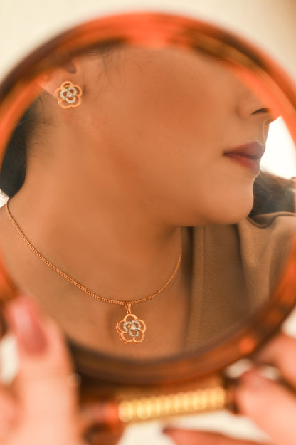 Rossette Zircon Set