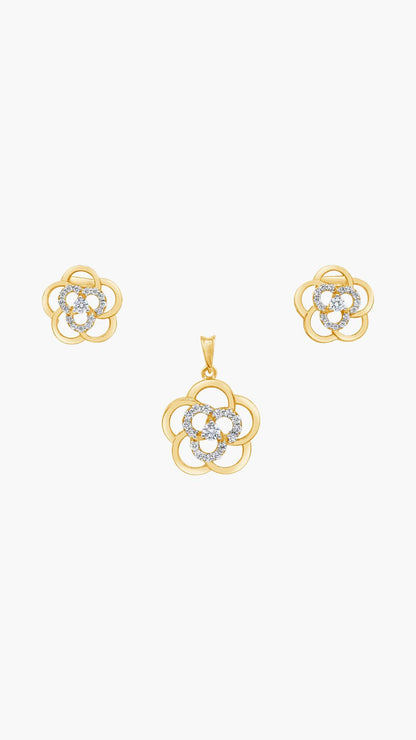 Rossette Zircon Set