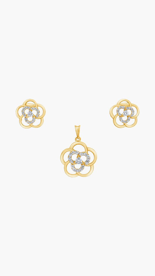 Rossette Zircon Set
