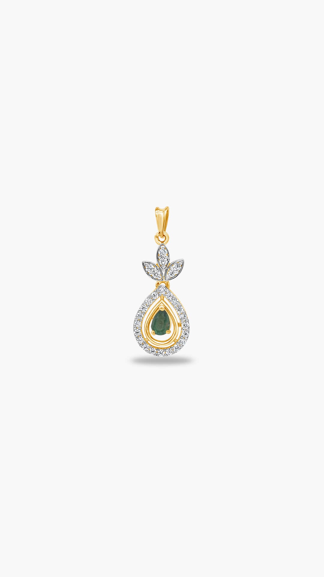 Teardrop Emerald Pendant