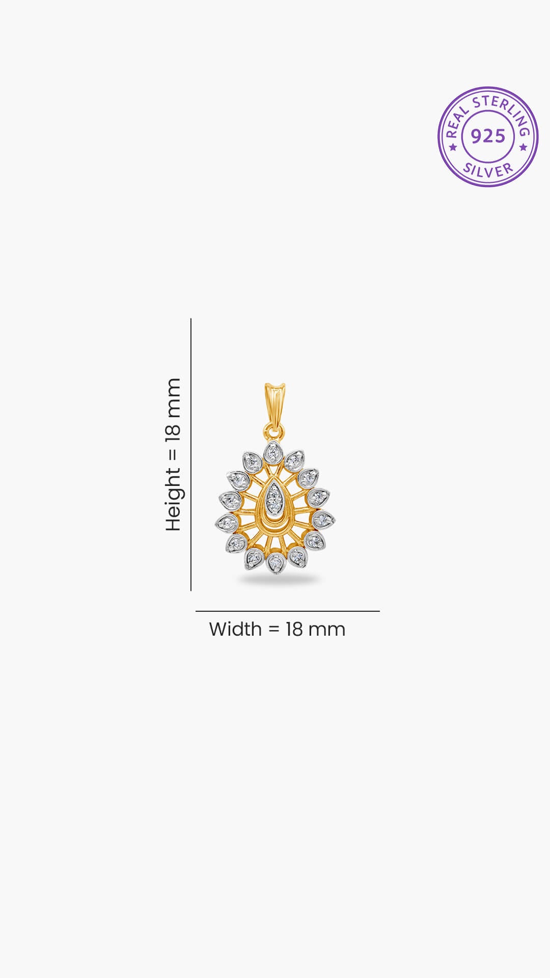 Teardrop Filigree Pendant