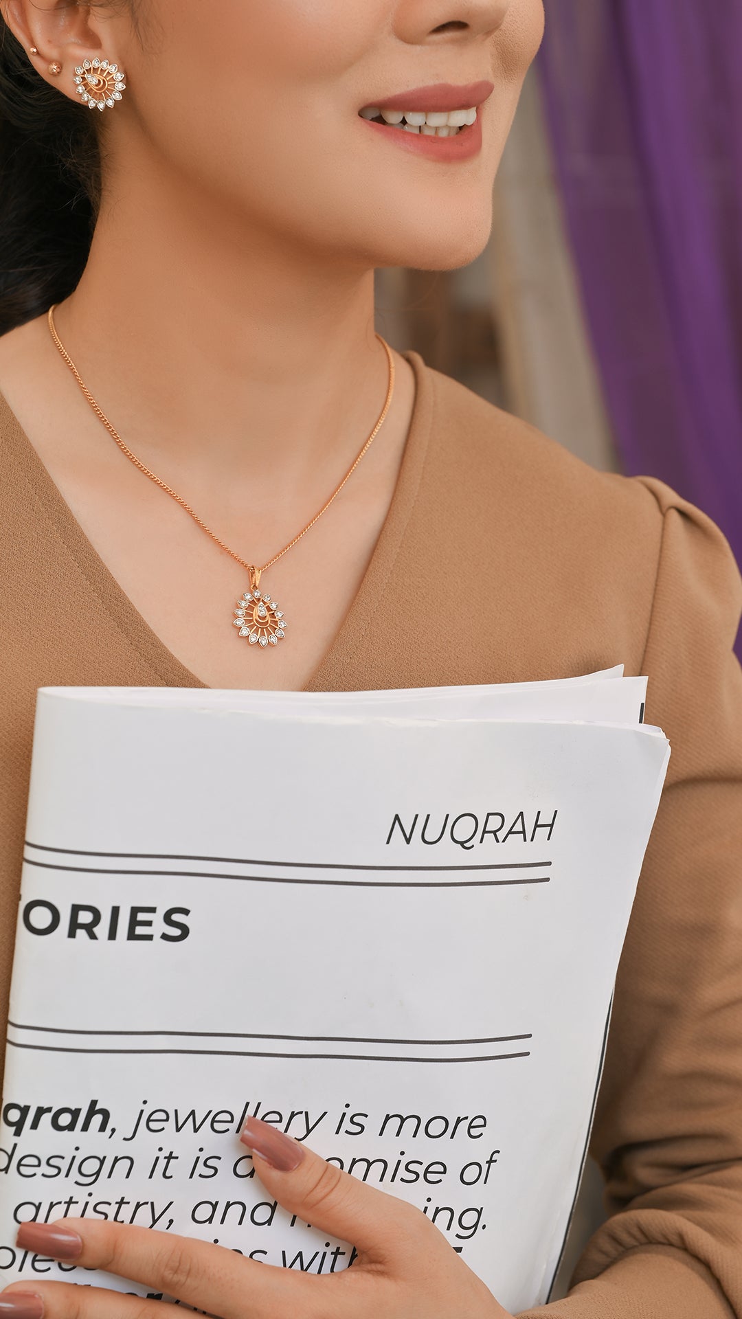 Teardrop Filigree Pendant