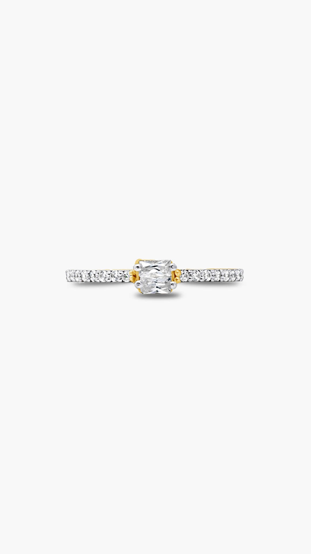 Zircon Baguette Ring