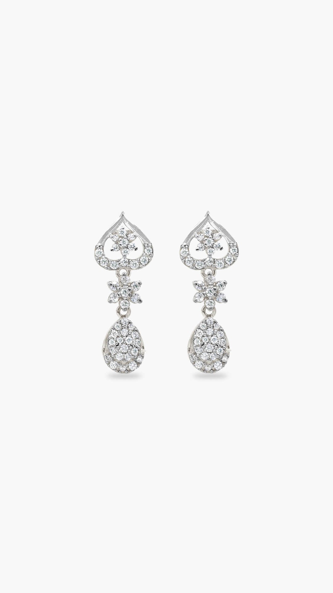 Zircon Dangling Earrings