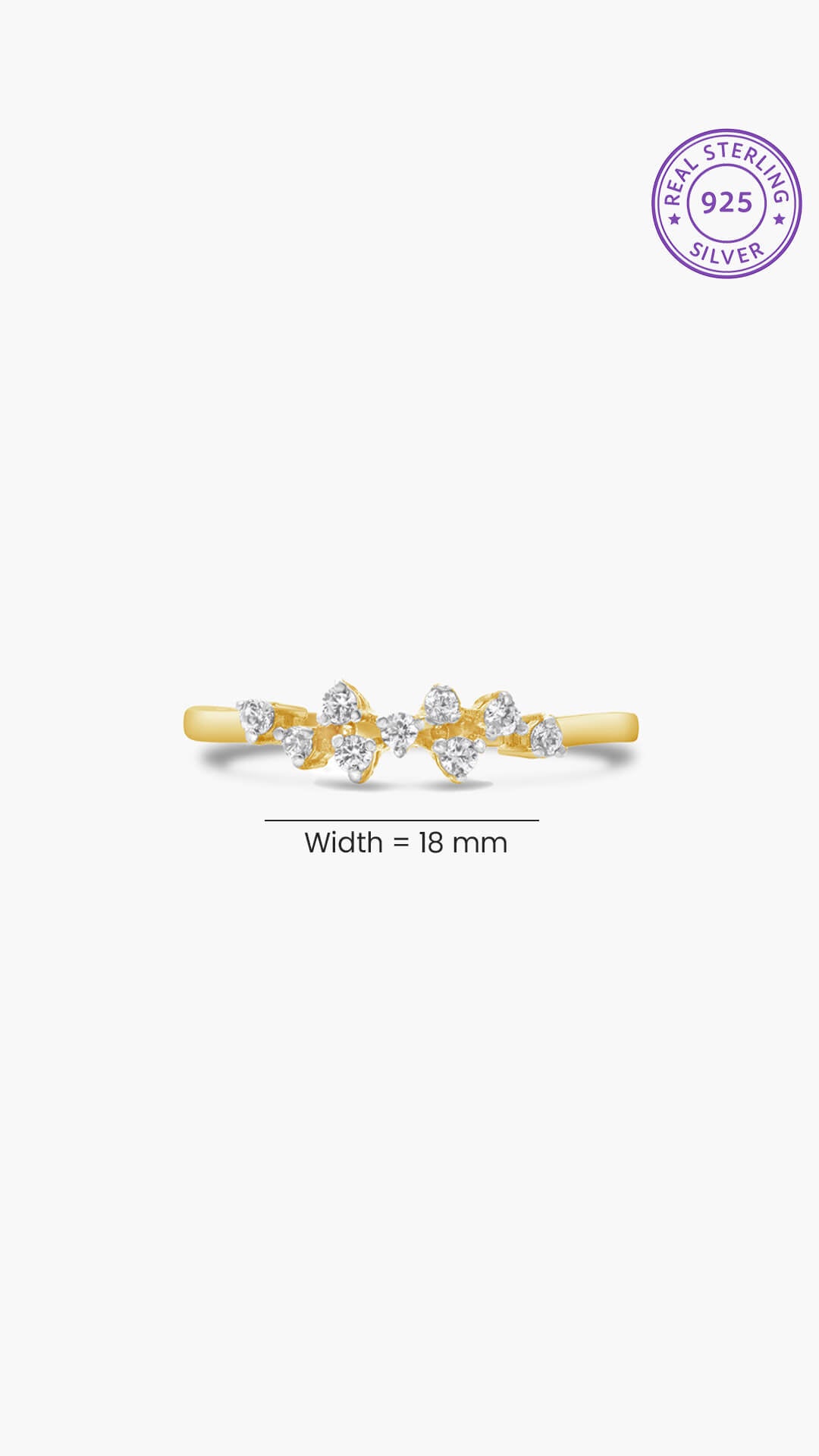 Zircon Minimalist Ring