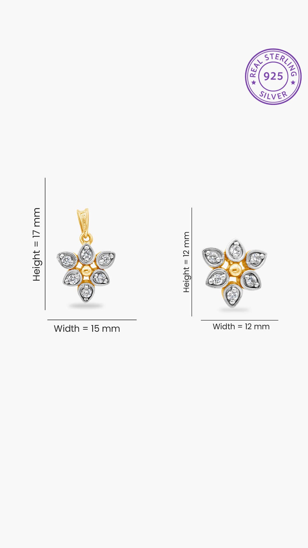 Zircon Stud Set