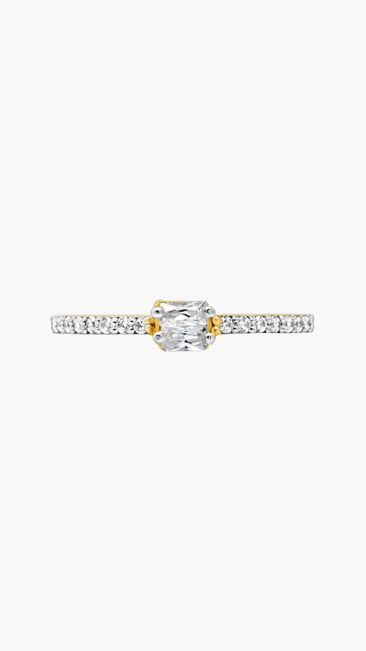 Zircon Baguette Ring