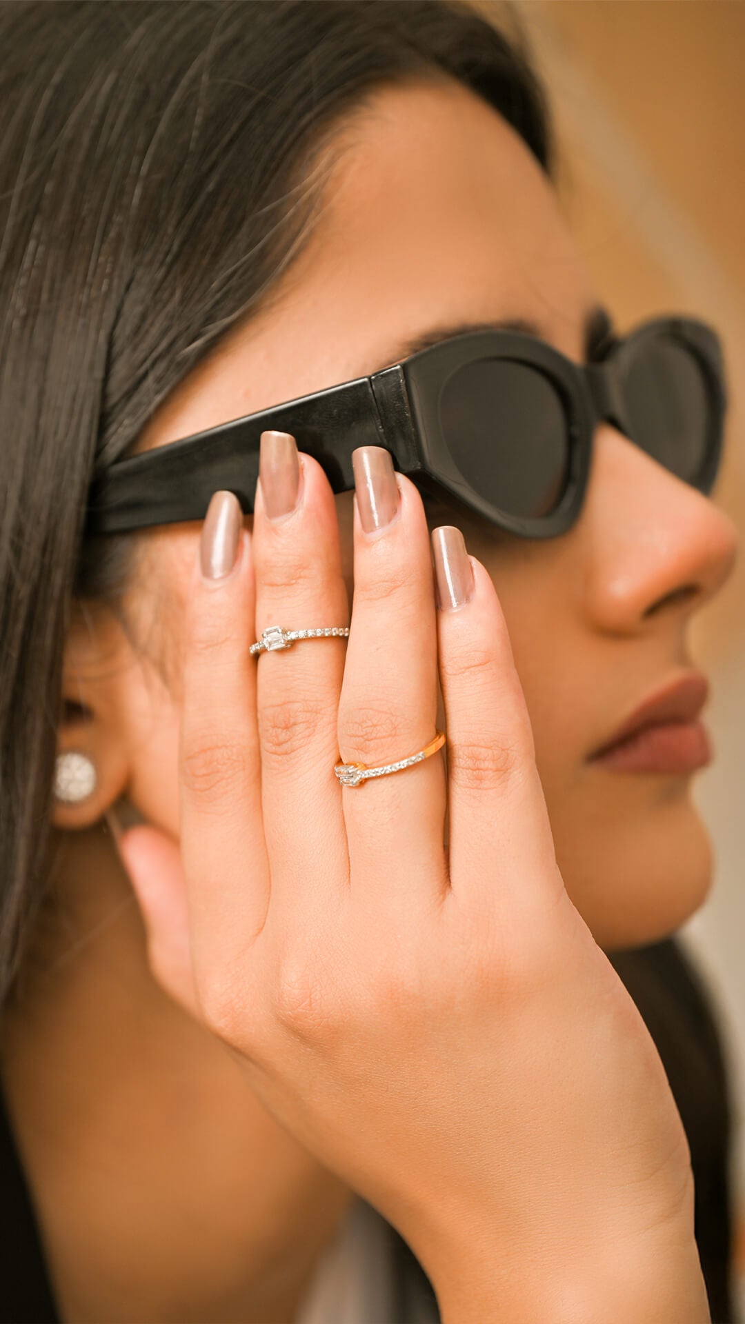 Zircon Baguette Ring