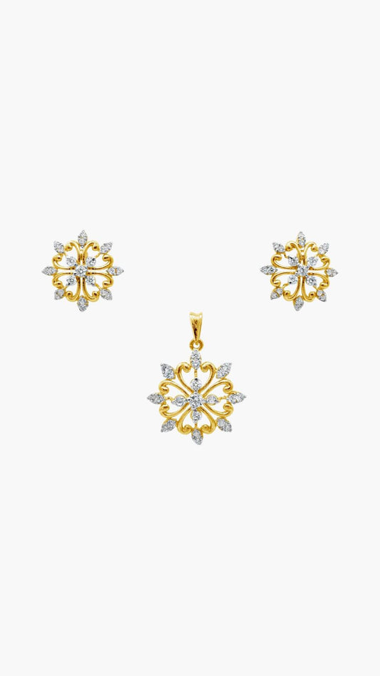 Zircon Floral Set