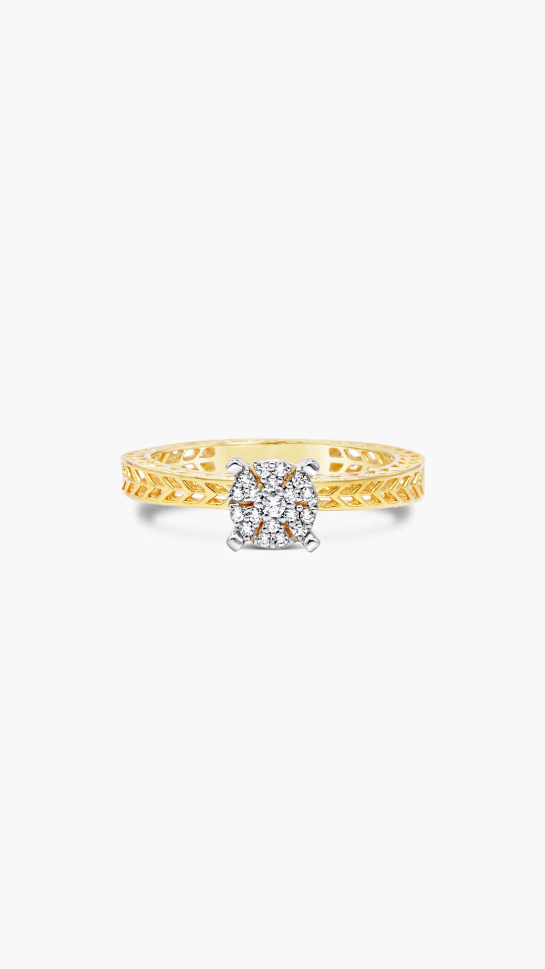 Zircon Lattice Ring