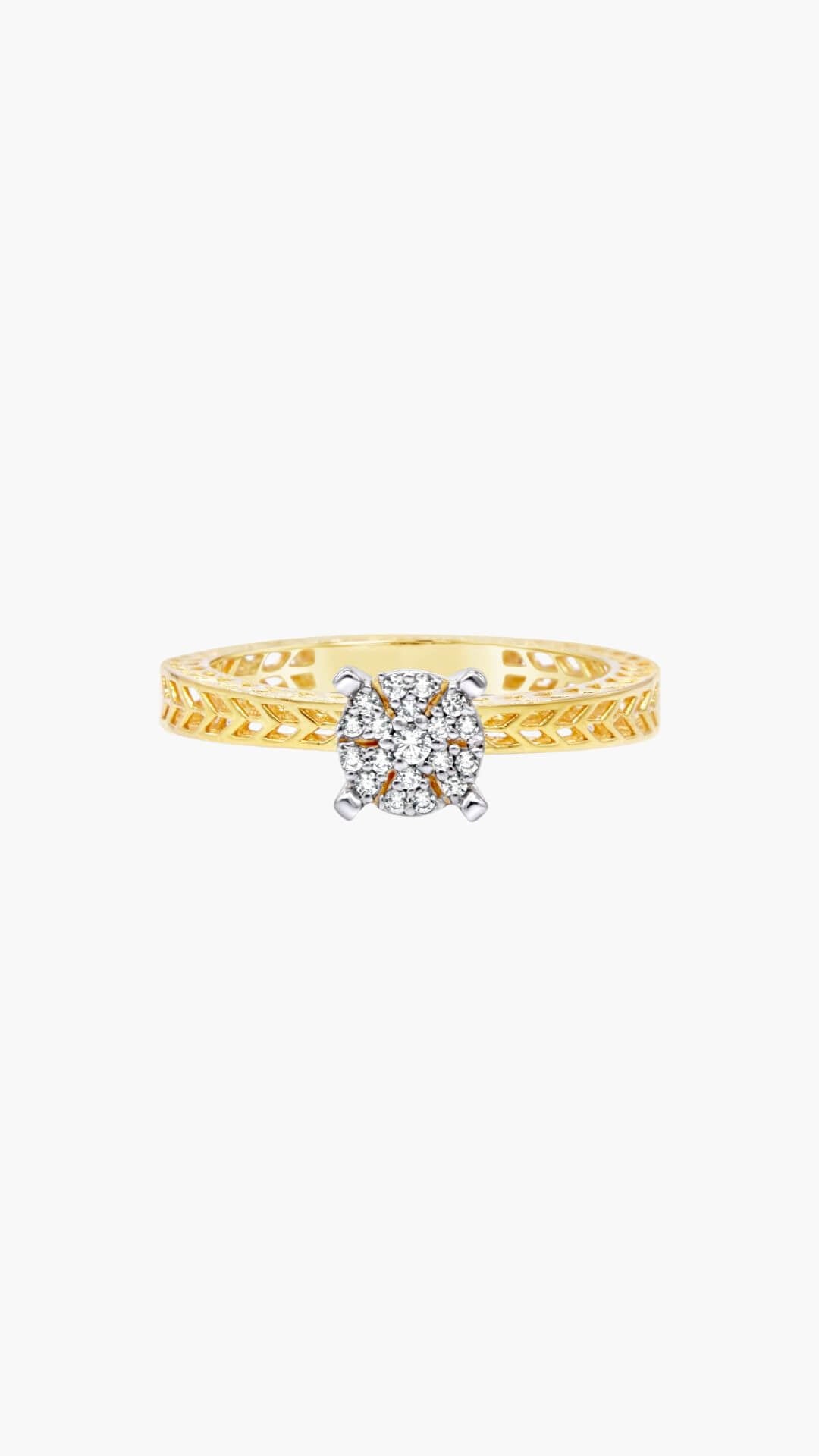 Zircon Lattice Ring
