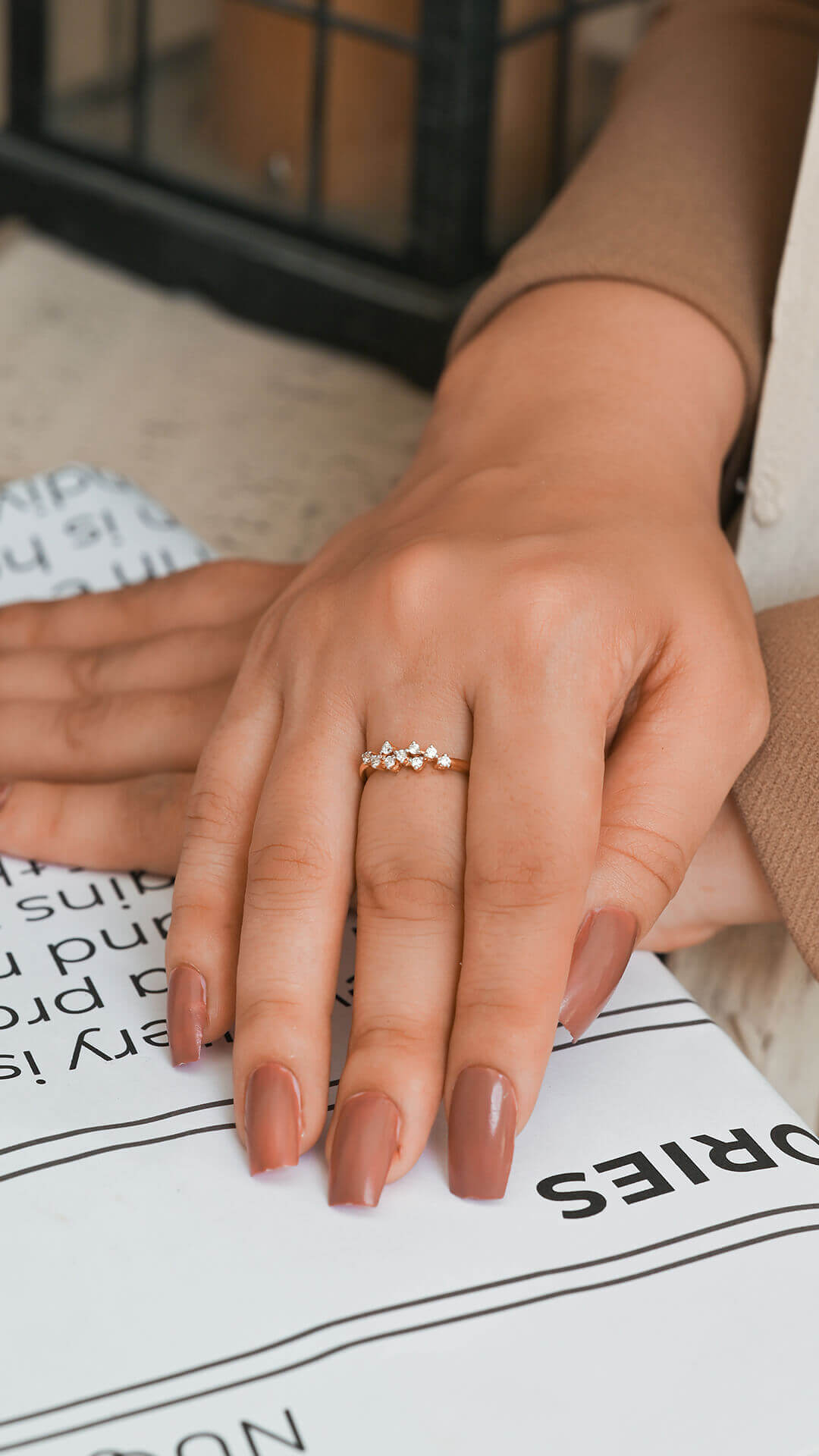 Zircon Minimalist Ring