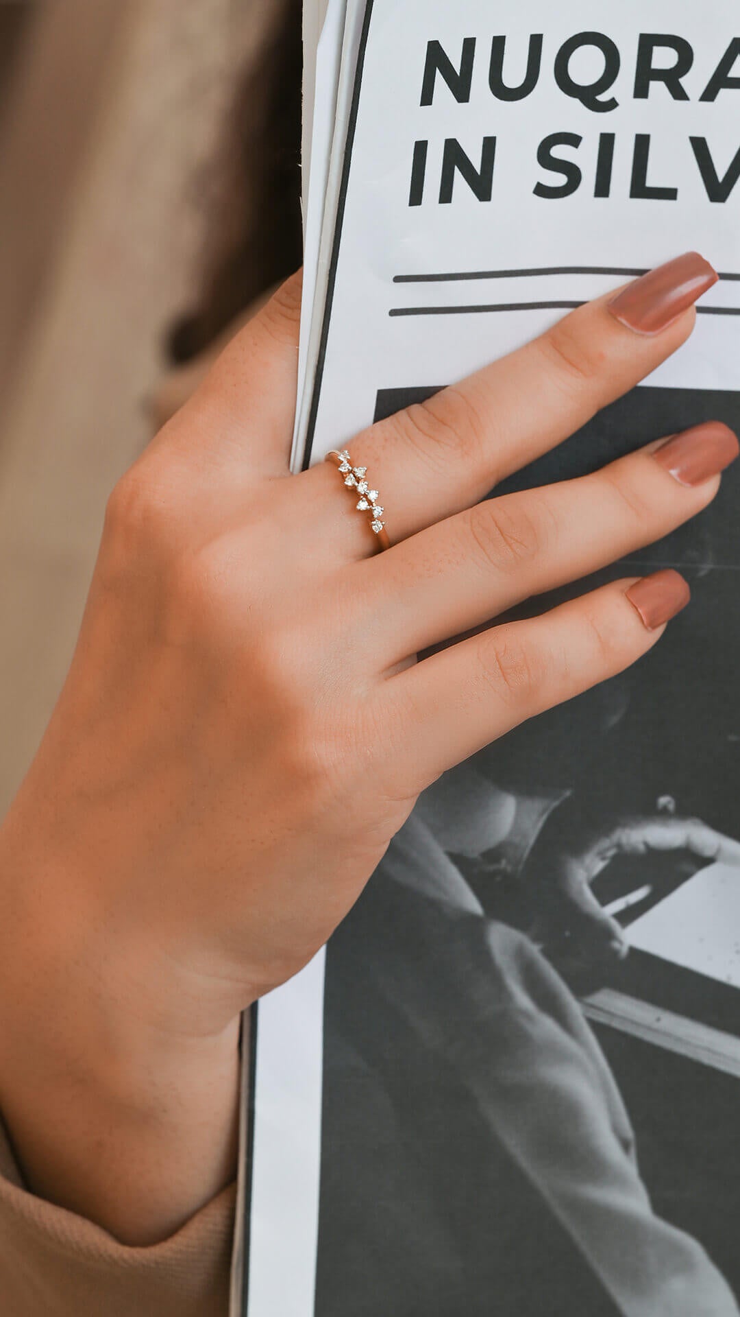 Zircon Minimalist Ring