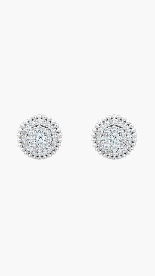 Zircon Silver Studs