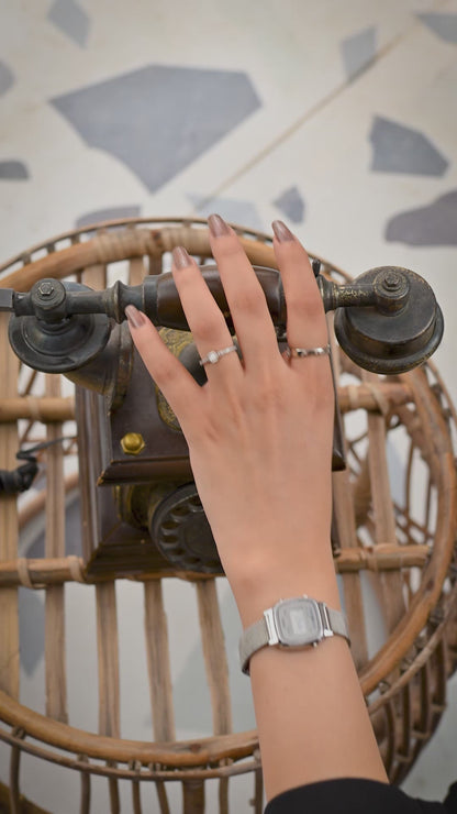 Zircon Baguette Ring