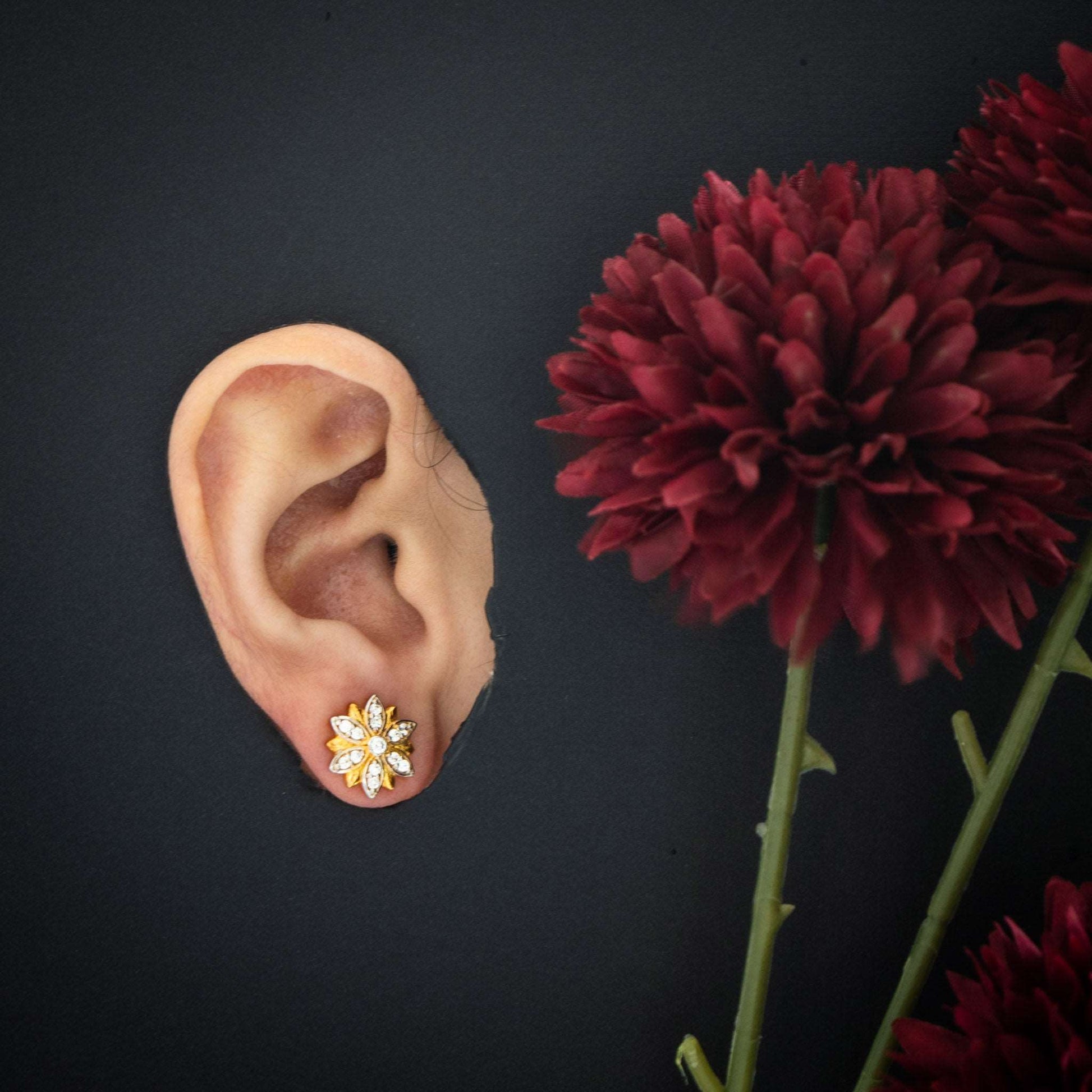 Lotus Earring Set