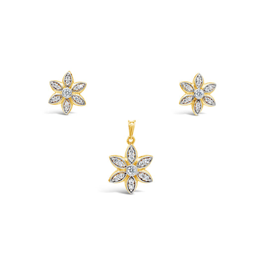 Rossette Locket Set