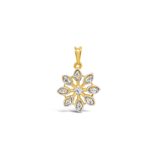 Floral Fan Pendant
