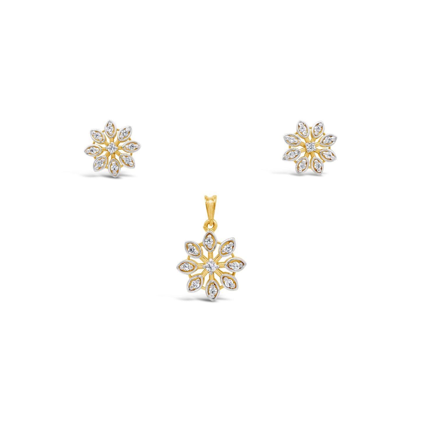 Floral Fan Locket Set