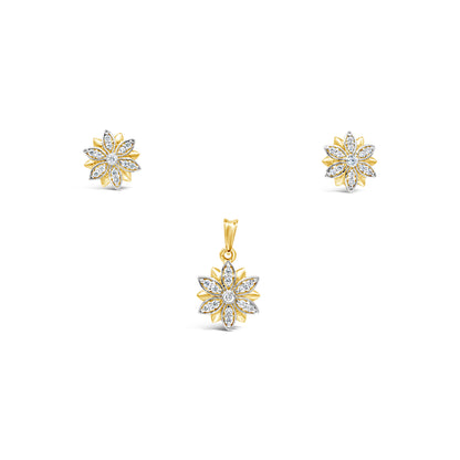 Lotus Earring Set
