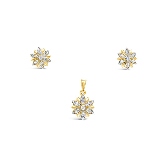 Lotus Earring Set