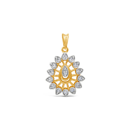 Teardrop Filigree Pendant