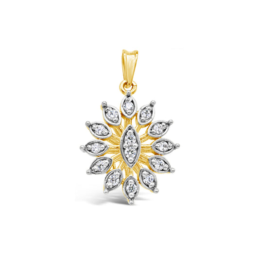 Marquise Style Zircon Pendant