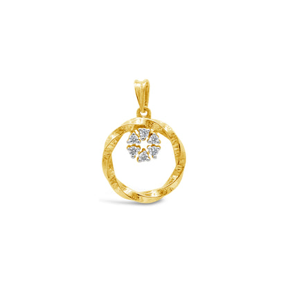 Twisted Circular Pendant