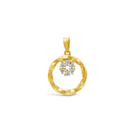 Twisted Circular Pendant