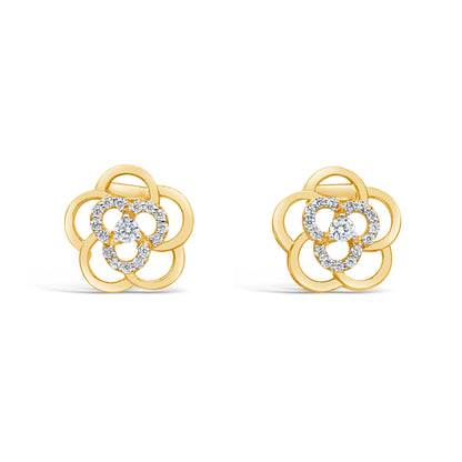 Rossette Zircon Earrings