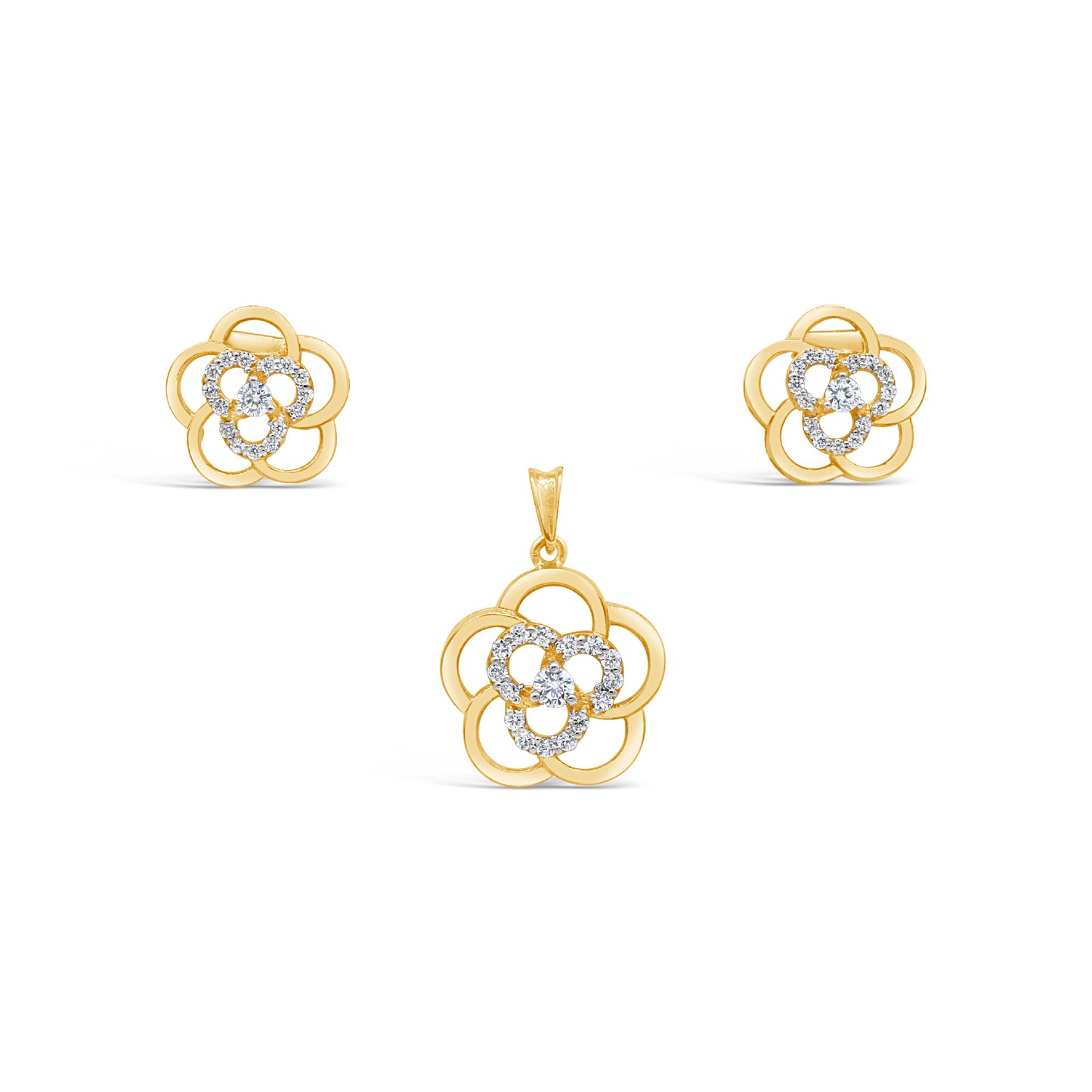 Rossette Zircon Set