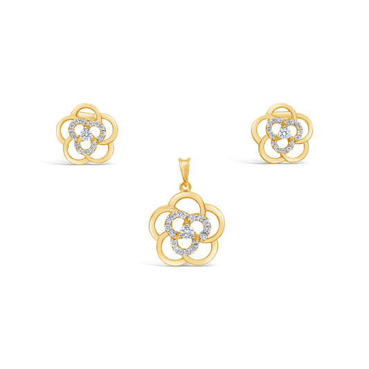 Rossette Zircon Set