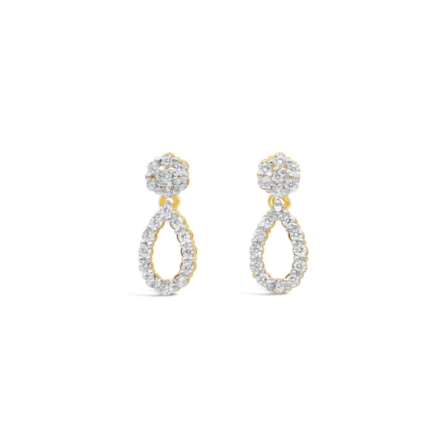 Zircon Teardrop Earrings