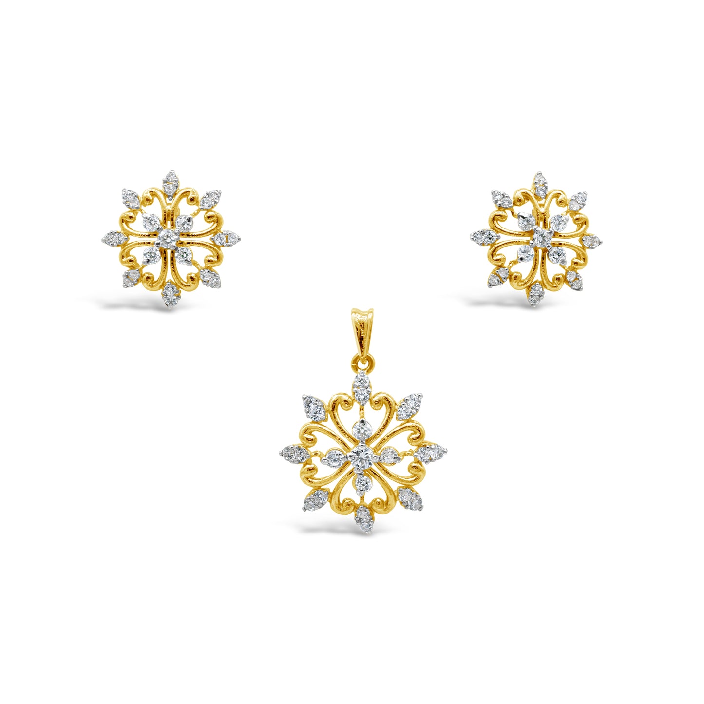 Zircon Floral Set